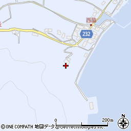 岡山県瀬戸内市牛窓町鹿忍7207周辺の地図