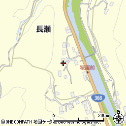 三重県名張市長瀬1678周辺の地図