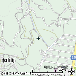 広島県府中市本山町1377周辺の地図