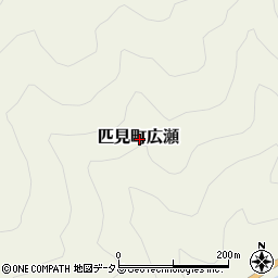島根県益田市匹見町広瀬周辺の地図