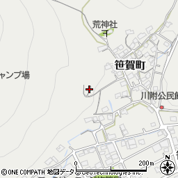岡山県井原市笹賀町1415周辺の地図