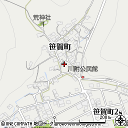 岡山県井原市笹賀町1114周辺の地図