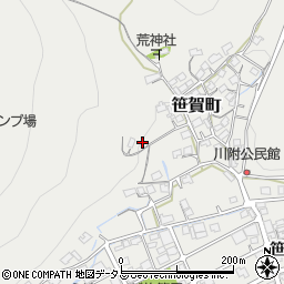岡山県井原市笹賀町1411周辺の地図