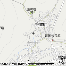 岡山県井原市笹賀町1045周辺の地図