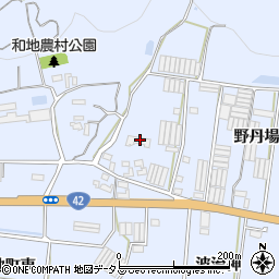 愛知県田原市和地町野丹場周辺の地図