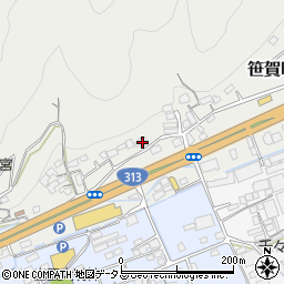 岡山県井原市笹賀町732周辺の地図
