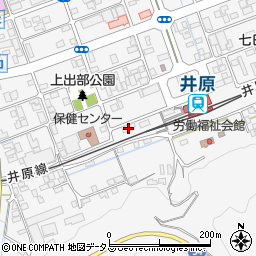 岡山県井原市上出部町647周辺の地図