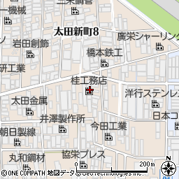 大阪府八尾市太田新町9丁目143周辺の地図