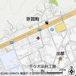 岡山県井原市笹賀町451周辺の地図