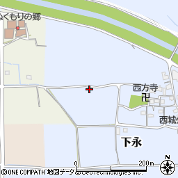 奈良県磯城郡川西町下永705-2周辺の地図