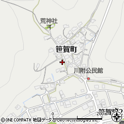岡山県井原市笹賀町1041周辺の地図