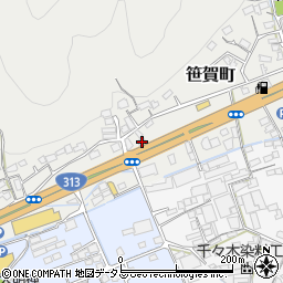 岡山県井原市笹賀町463周辺の地図