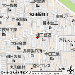 大阪府八尾市太田新町9丁目150周辺の地図