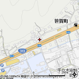 岡山県井原市笹賀町464周辺の地図