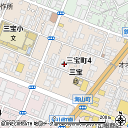 大阪いずみ市民生協　堺西共同購入センター周辺の地図
