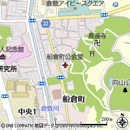 船倉町公会堂周辺の地図