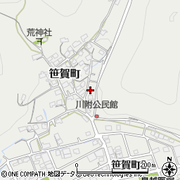 岡山県井原市笹賀町1150周辺の地図