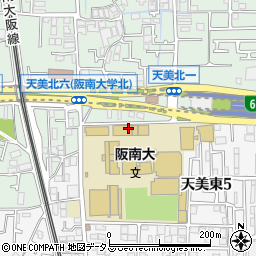 阪南大学本キャンパス周辺の地図
