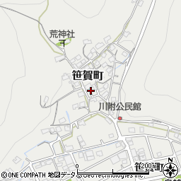 岡山県井原市笹賀町1109周辺の地図