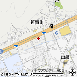 岡山県井原市笹賀町452周辺の地図