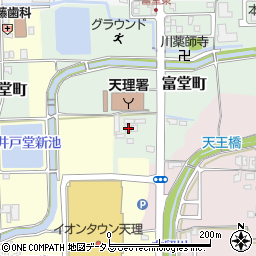 奈良県天理市富堂町32周辺の地図