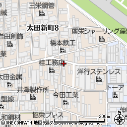 大阪府八尾市太田新町9丁目29周辺の地図