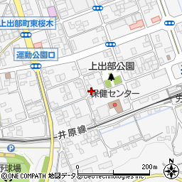 岡山県井原市上出部町598周辺の地図