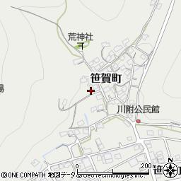 岡山県井原市笹賀町1046周辺の地図