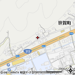 岡山県井原市笹賀町493周辺の地図