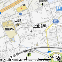 岡山県井原市上出部町272周辺の地図