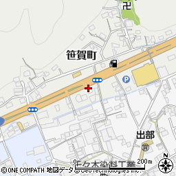 岡山県井原市笹賀町453周辺の地図