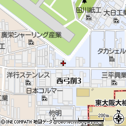 東洋ナット株式会社　第二工場周辺の地図