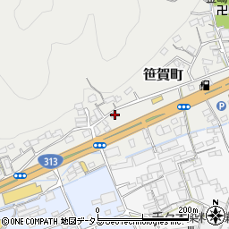岡山県井原市笹賀町465周辺の地図