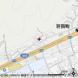 岡山県井原市笹賀町492周辺の地図