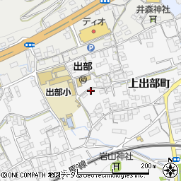 岡山県井原市上出部町316周辺の地図