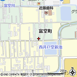 奈良県天理市富堂町114-12周辺の地図