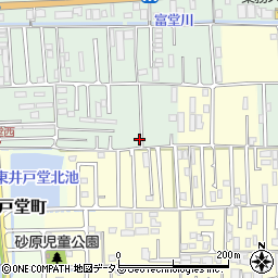 奈良県天理市富堂町122-12周辺の地図