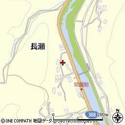 三重県名張市長瀬1686周辺の地図