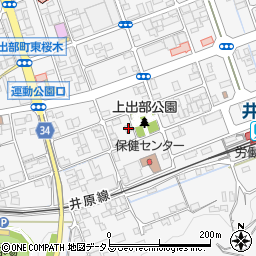 岡山県井原市上出部町601周辺の地図