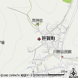 岡山県井原市笹賀町1050周辺の地図