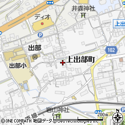 岡山県井原市上出部町311周辺の地図