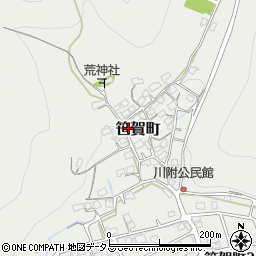 岡山県井原市笹賀町1102周辺の地図