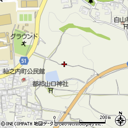 奈良県天理市杣之内町周辺の地図