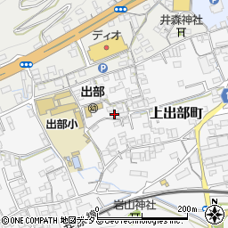 岡山県井原市上出部町322周辺の地図