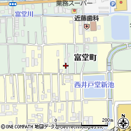 奈良県天理市富堂町116-5周辺の地図