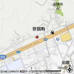 岡山県井原市笹賀町454周辺の地図