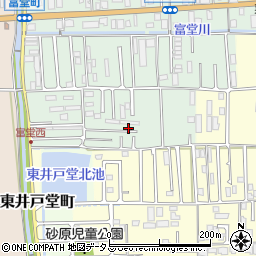 奈良県天理市富堂町130周辺の地図