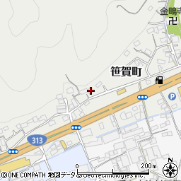 岡山県井原市笹賀町467周辺の地図