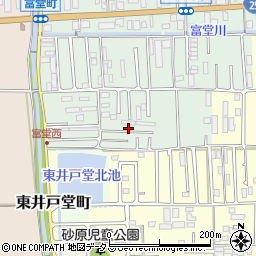 奈良県天理市富堂町130-3周辺の地図