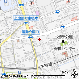 岡山県井原市上出部町569周辺の地図